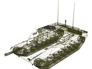 M1A1 Abrams 3D Model preview