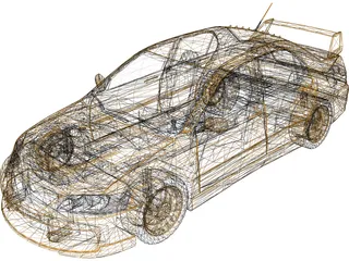 Mitsubishi Lancer Evolution IX MR (2005) 3D Model preview