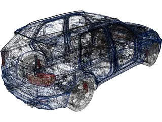 BMW X5M 3D Model preview