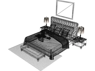 Bed 3D Model preview