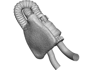 Artificial Heart 3D Model preview