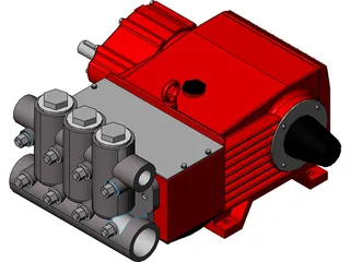 High Pressure Pump 3D Model preview