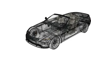 BMW 6-Series Convertible 3D Model preview