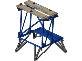 Black and Decker Workbench 3D Model preview