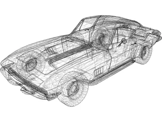 Chevrolet Corvette 3D Model preview