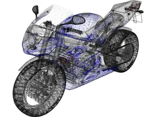 Suzuki GSX-R 750 3D Model preview