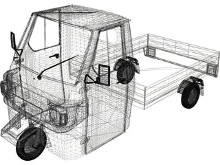 Piaggi Classic 3D Model preview