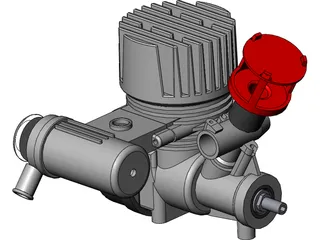 Kyosho GP11 RC Engine 3D Model preview