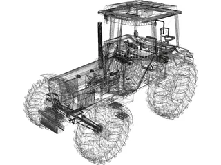 Tractor 3D Model preview