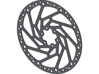 Brake Disc Hope 180mm MTB 3D Model preview