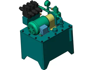 Tank Hydraulic 3D Model preview