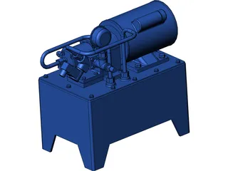Tank Hydraulic 3D Model preview