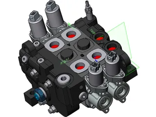 Hydraulic Parker P70-GEN2-2ECS 3D Model preview