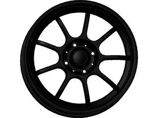 OZ Racing Rim 3D Model preview