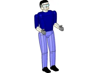 Worker Remy Man 3D Model preview
