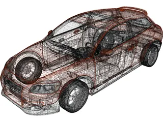 Volvo C30 T5 R-Design (2008) 3D Model preview
