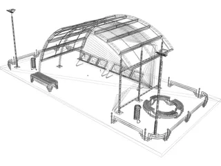 Building Compound 3D Model preview