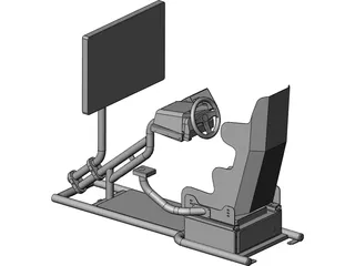 Racing Simulator 3D Model preview