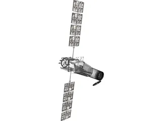 COROT Satellite 3D Model preview