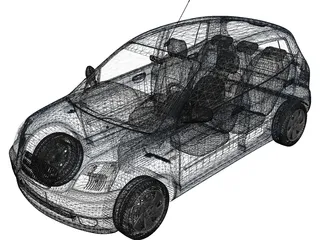 Kia Picanto 3D Model preview