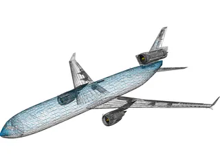 McDonnell Douglas MD-11 KLM 3D Model preview