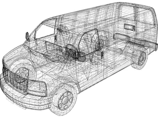 GMC Savana 3D Model preview