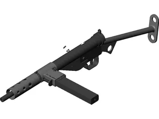 STEN Mk II 3D Model preview
