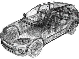 BMW X5 (2011) 3D Model preview