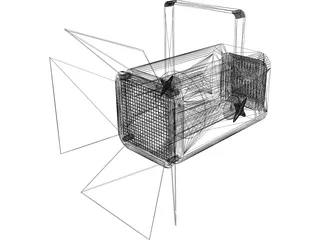 Fresnel 500 Light 3D Model preview