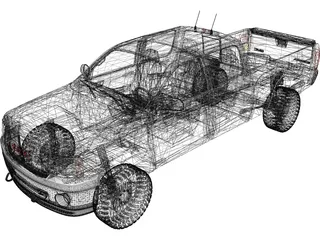 GMC Sierra (2010) 3D Model preview