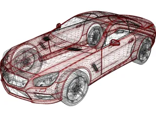 Mercedes-Benz SL R231 3D Model preview