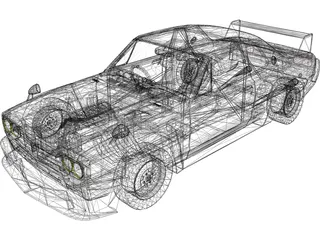 Nissan Skyline C10 GT-R 3D Model preview