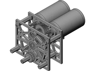 Team 3008 FRC Gearbox 3D Model preview