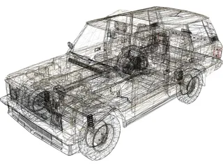 Range Rover Classic 3D Model preview
