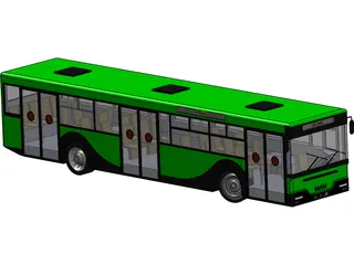 Man Bus 3D Model preview