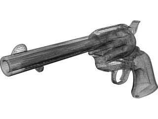 Colt Peacemaker 3D Model preview