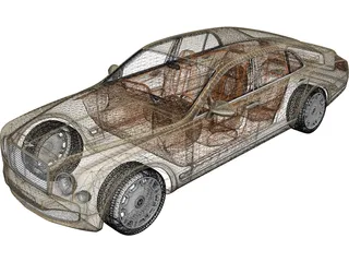Bentley Mulsanne 3D Model preview