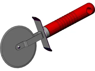 Pizza Cutter 3D Model preview