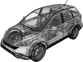 Honda CRV (2011) 3D Model preview