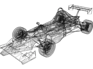 JRC FJ1000 Race Car 3D Model preview