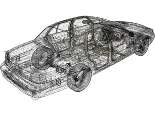 Mercury Marauder 3D Model preview