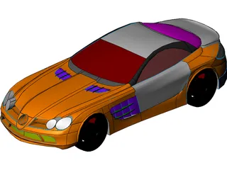Mercedes-Benz McLaren SLR 3D Model preview