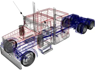Western Star Lowmax 3D Model preview