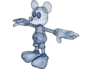 Mickey Mouse 3D Model preview