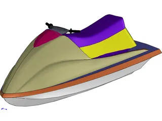 Jet Ski 3D Model preview
