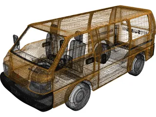 Mitsubishi L300 (1997) 3D Model preview