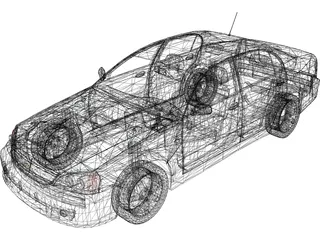 Chevrolet Evanda (2010) 3D Model preview