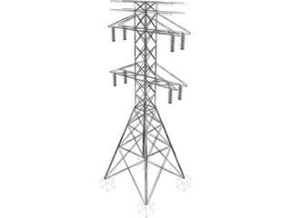 Electric Tower 3D Model preview