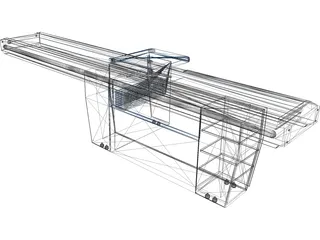 Supermarket Ribbon 3D Model preview