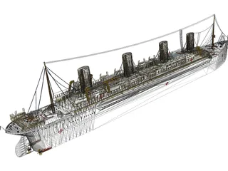 Britannic HMHS 3D Model preview